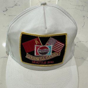 1990 Seattle Goodwill Games White Snapback Hat